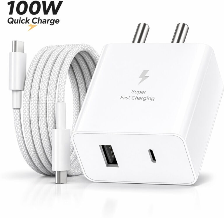 Mak 100 W Quick Charge 7 A Wall Charger For Mobile With Detachable Cable 11