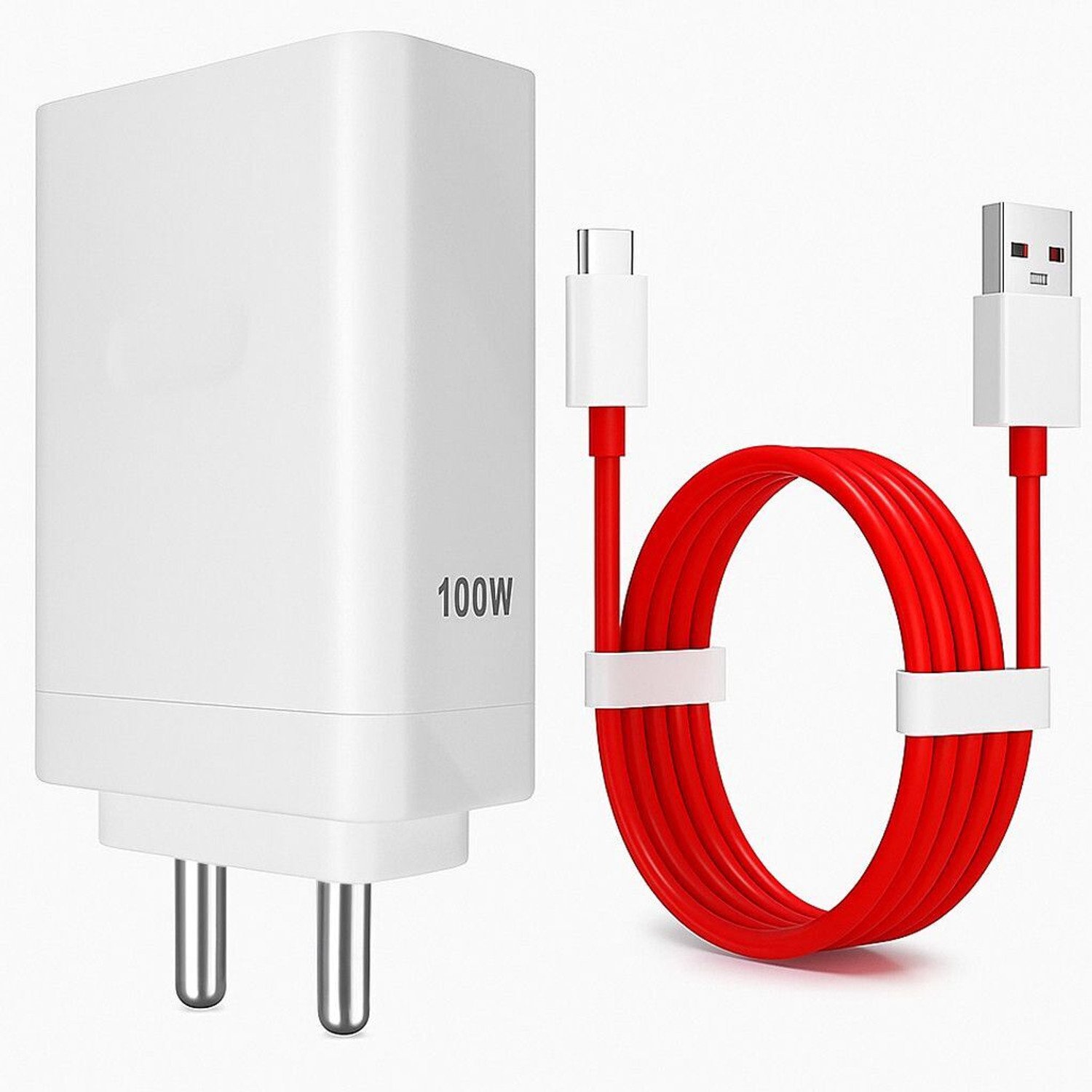 Rvat 100 W Supervooc 9 A Wall Charger For Mobile With Detachable Cable 1