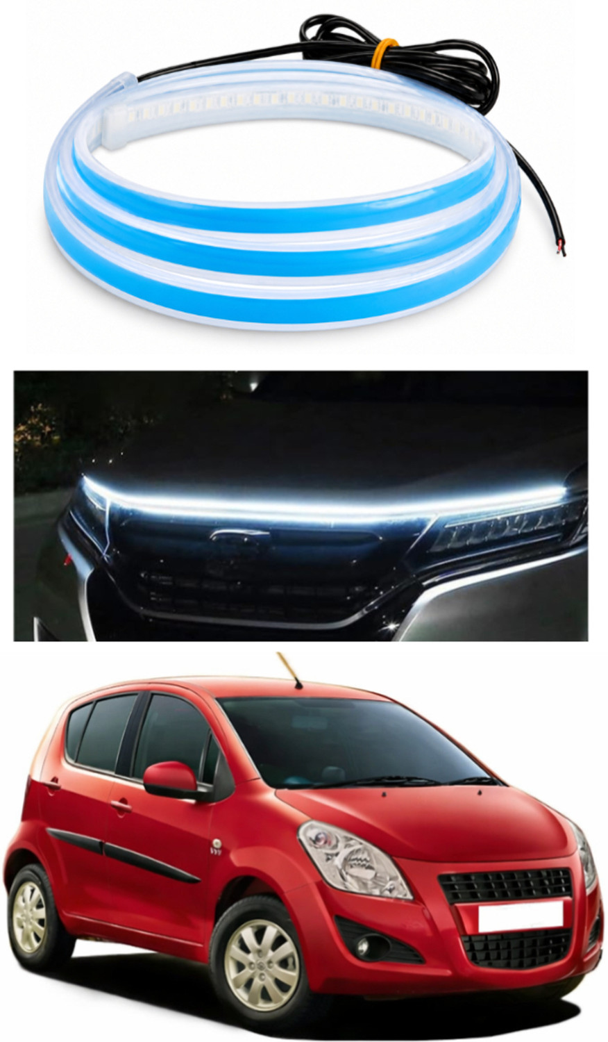 Drivexpert Car Led Hood Waterproof Strip Light For Cars With White Flowing Led Light D153 Car Fancy Lights 3