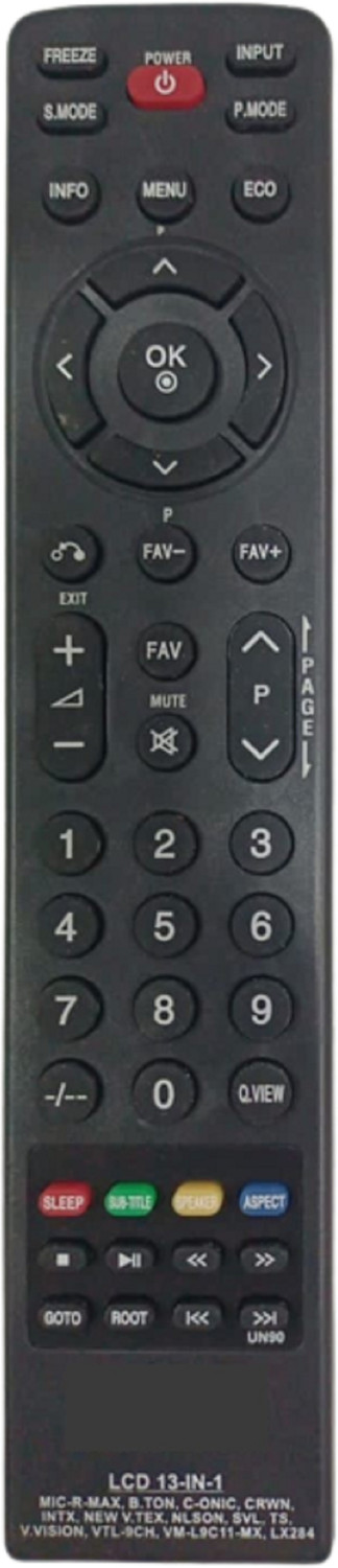 Nij &Quot;13 In 1 &Quot; Lcd Tv Remote Control Long Universal Tv Remote Remote Controller 1