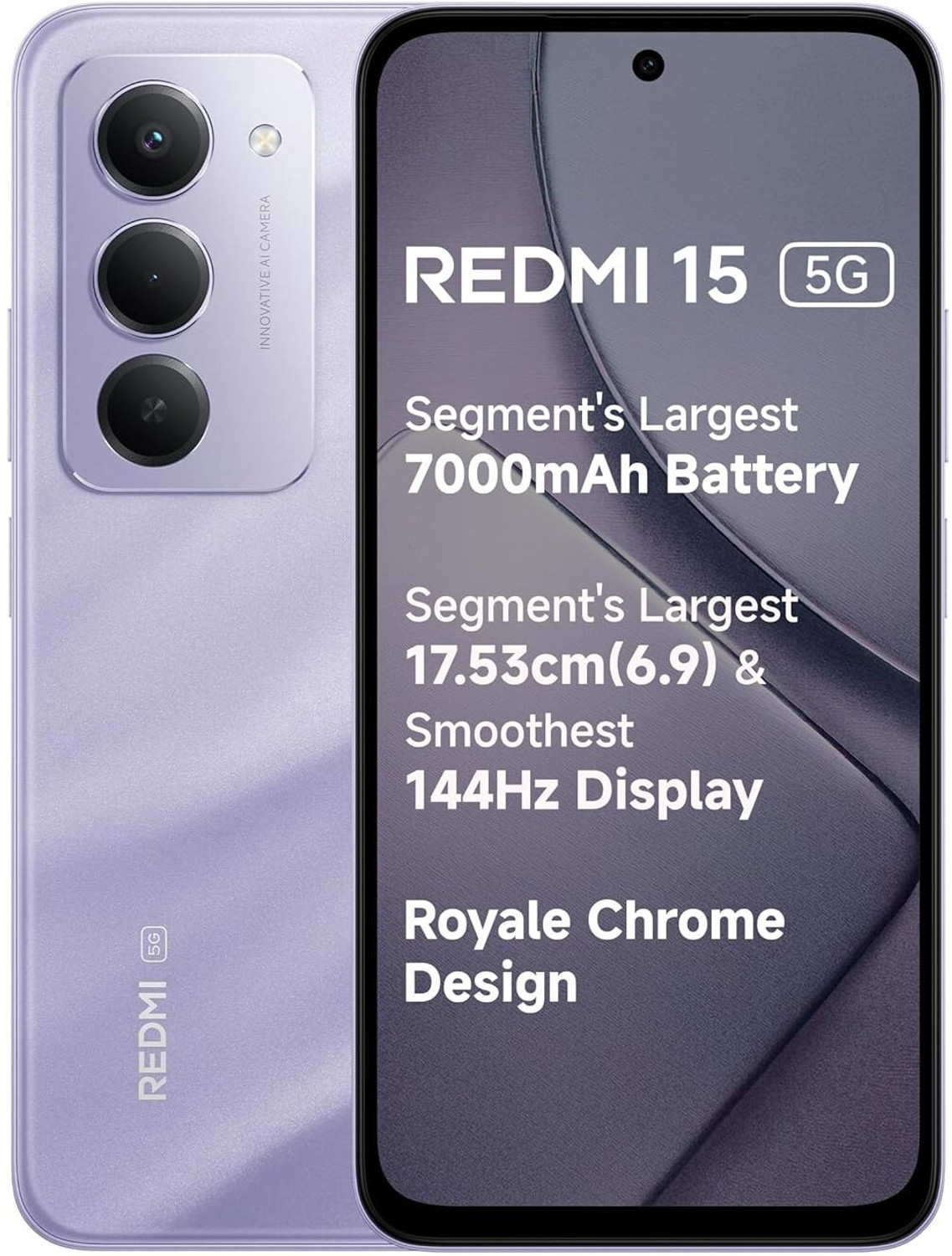Redmi 15 5G (Sandy Purple, 256 Gb) 1