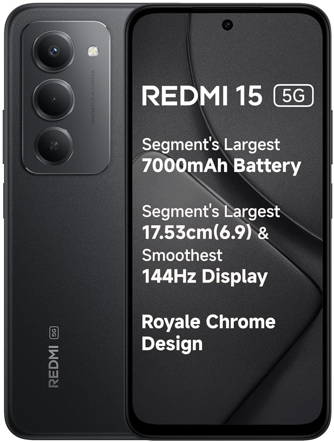 Redmi 15 5G (Midnight Black, 256 Gb) 1