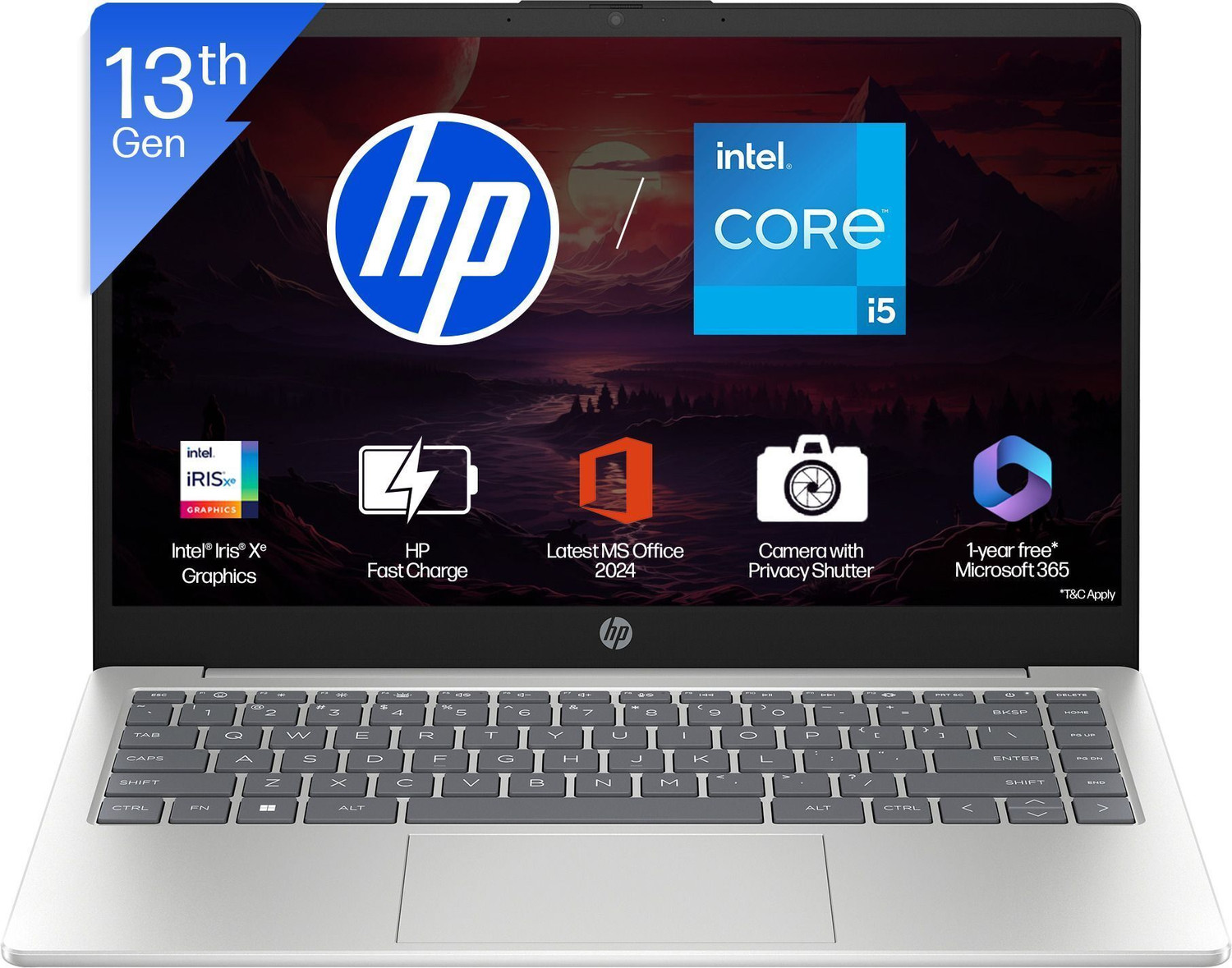 Hp Intel Core I5 13Th Gen 1334U - (12 Gb/512 Gb Ssd/Windows 11 Home) 15-Fd0575Tu Thin And Light Laptop 7