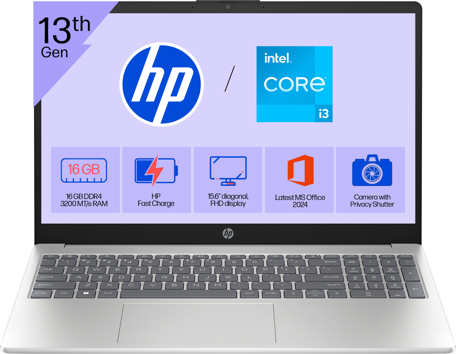 Hp Laptop Intel Core I3 13Th Gen 1315U - (8 Gb/512 Gb Ssd/Windows 11 Home) 15-Fd0129Tu / 15-Fd0568Tu Thin And Light Laptop 11