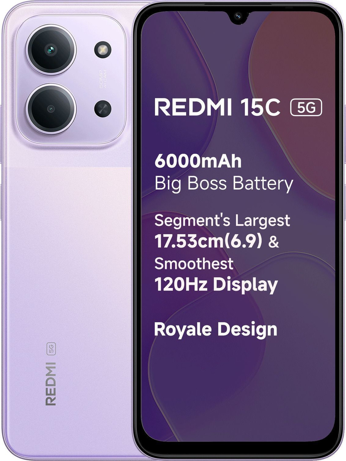 Redmi 15C 5G (Dusk Purple, 128 Gb) 5
