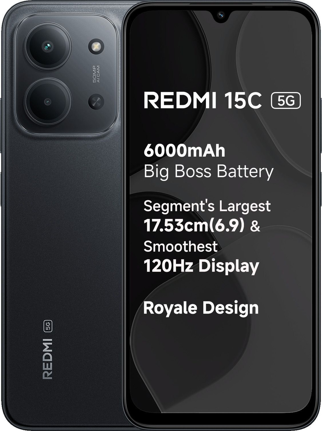 Redmi 15C 5G (Midnight Black, 128 Gb) 3