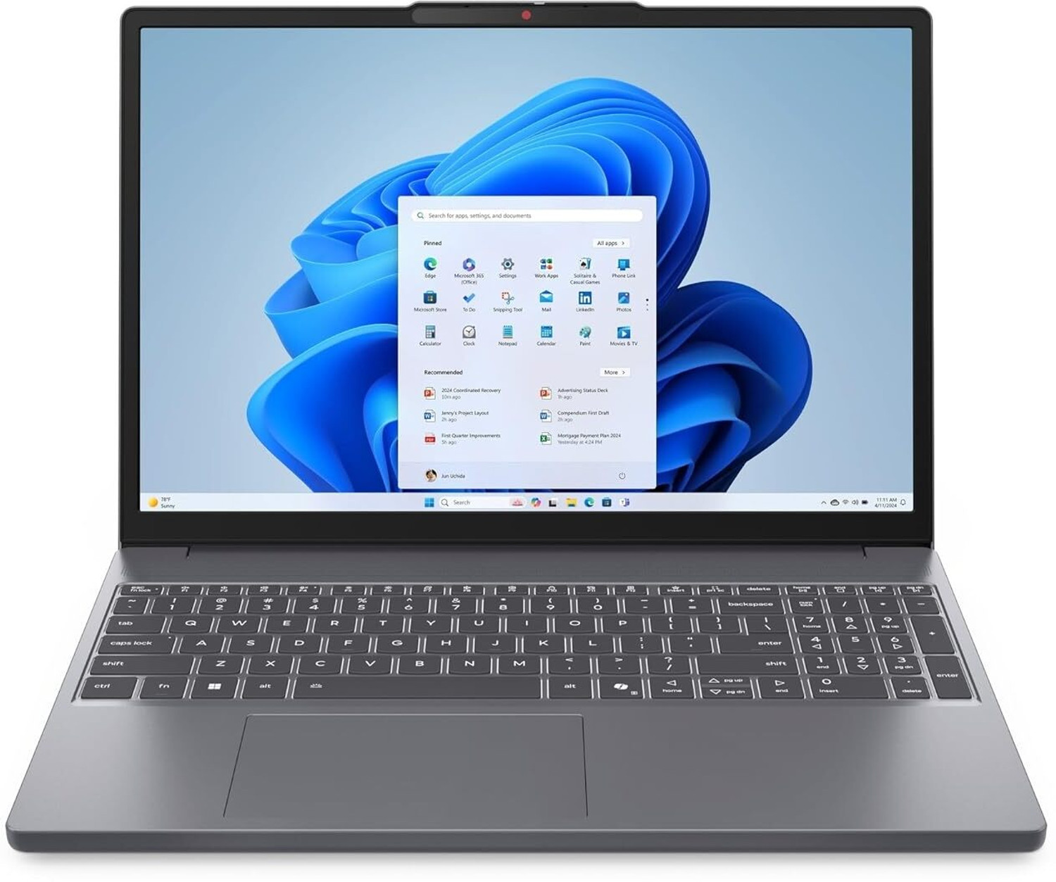 Lenovo Ideapad Slim 3-83K4004Vin(I5 14Th Gen) Intel Core 5 210H - (24 Gb/1 Tb Ssd/Windows 11 Home) 15Irh10R Thin And Light Laptop 17