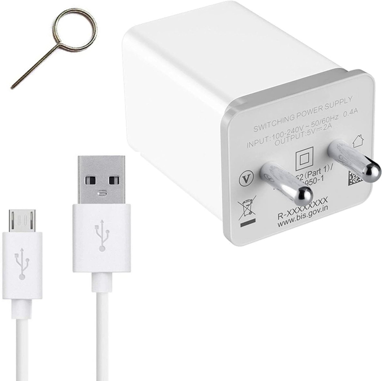 Eynk Wall Charger Accessory Combo For Oppo A83,A37,A71,A57,A15,A15S,A12,A31+2020,A11 1