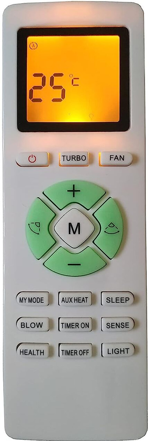Bhaltech 233 (Turbo) Ac Remote Control With Display Light Compatible For Lloyd Ac Remote Controller 25