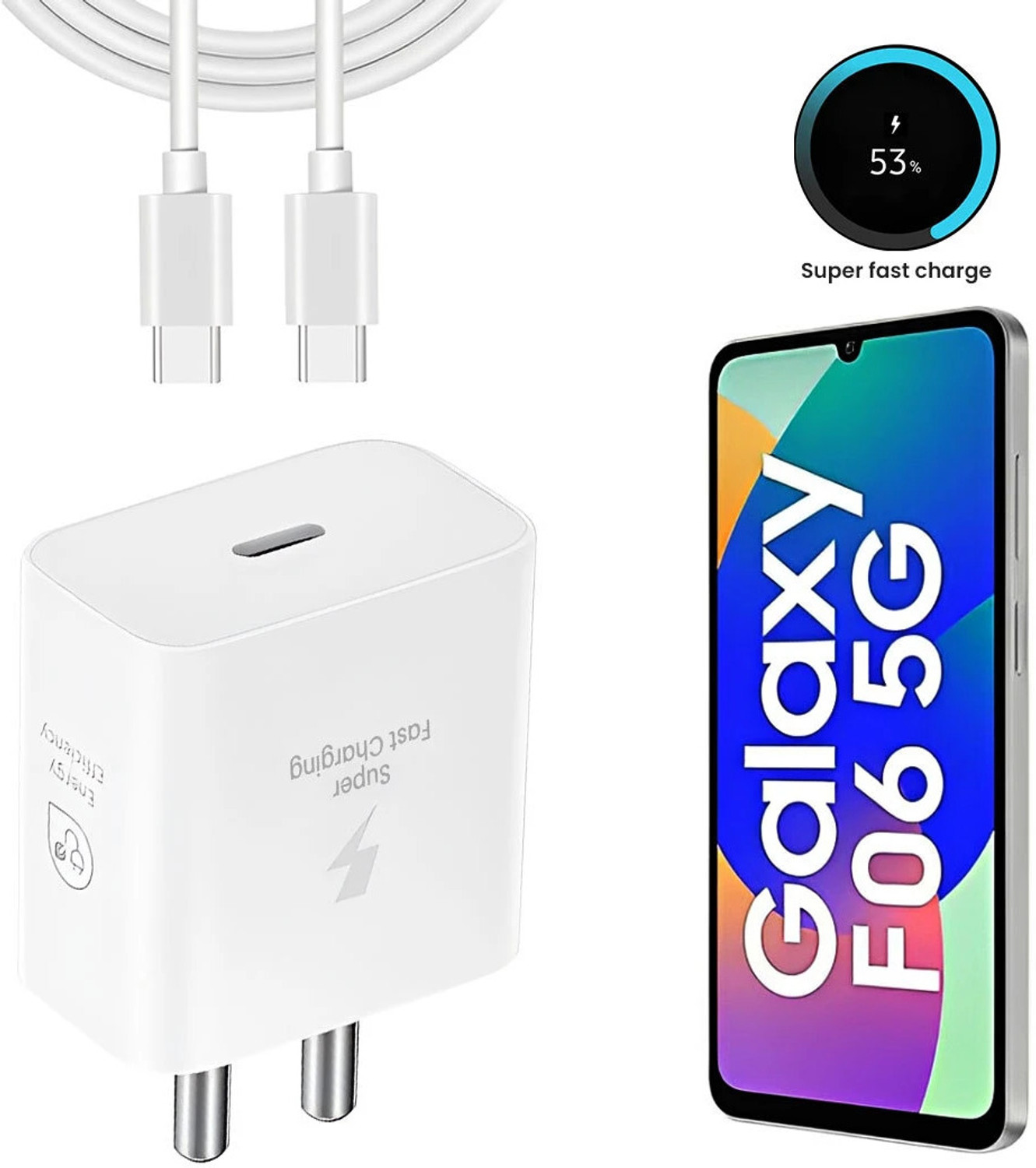 Mak 25 W Gan 3.1 A Wall Charger For Mobile With Detachable Cable 1