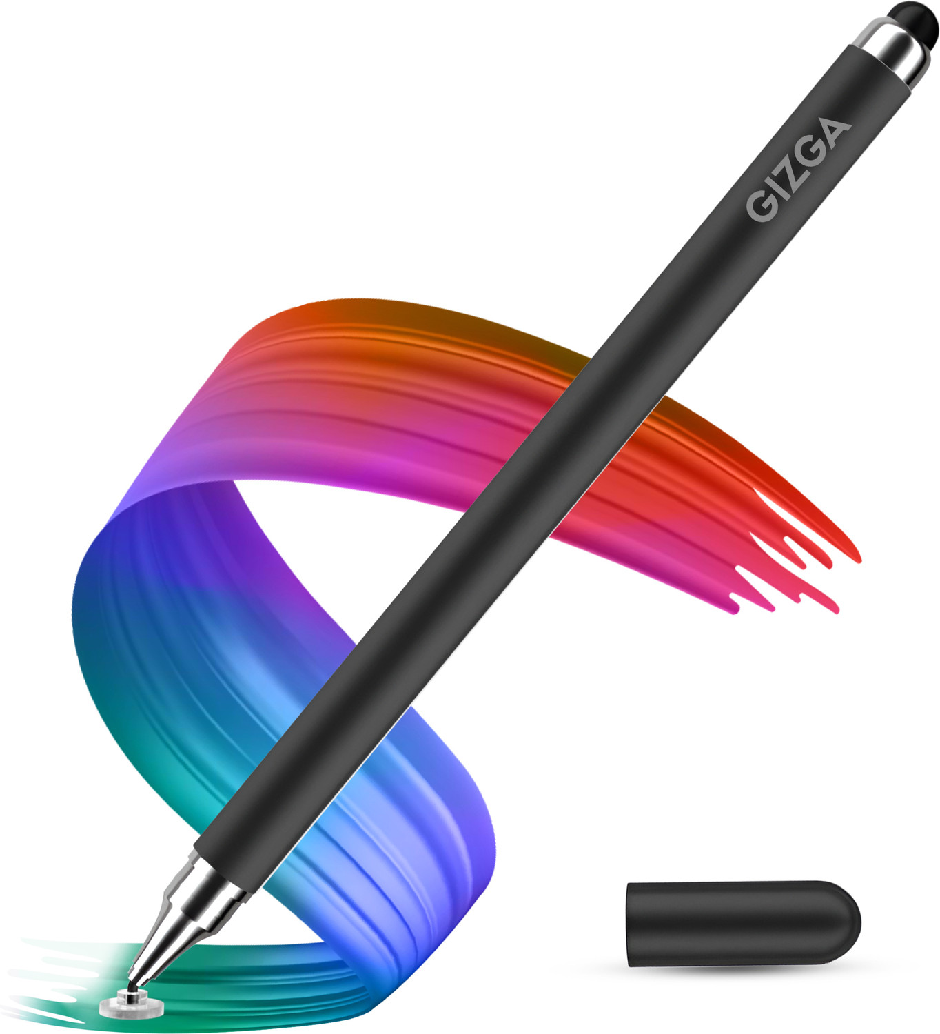 Gizga Essentials 3Rd Gen Fine Tip Stylus Pen Lightweight, Magnetic Cap, For All Touchscreens Stylus 1
