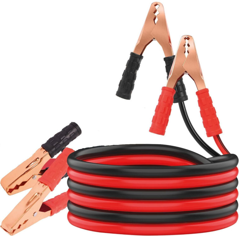 Robustt 500A Heavy Duty Jumper Cable For Car Battery |Jump Start Dead Batteries Of Cars 6.3 Ft Battery Jumper Cable 25