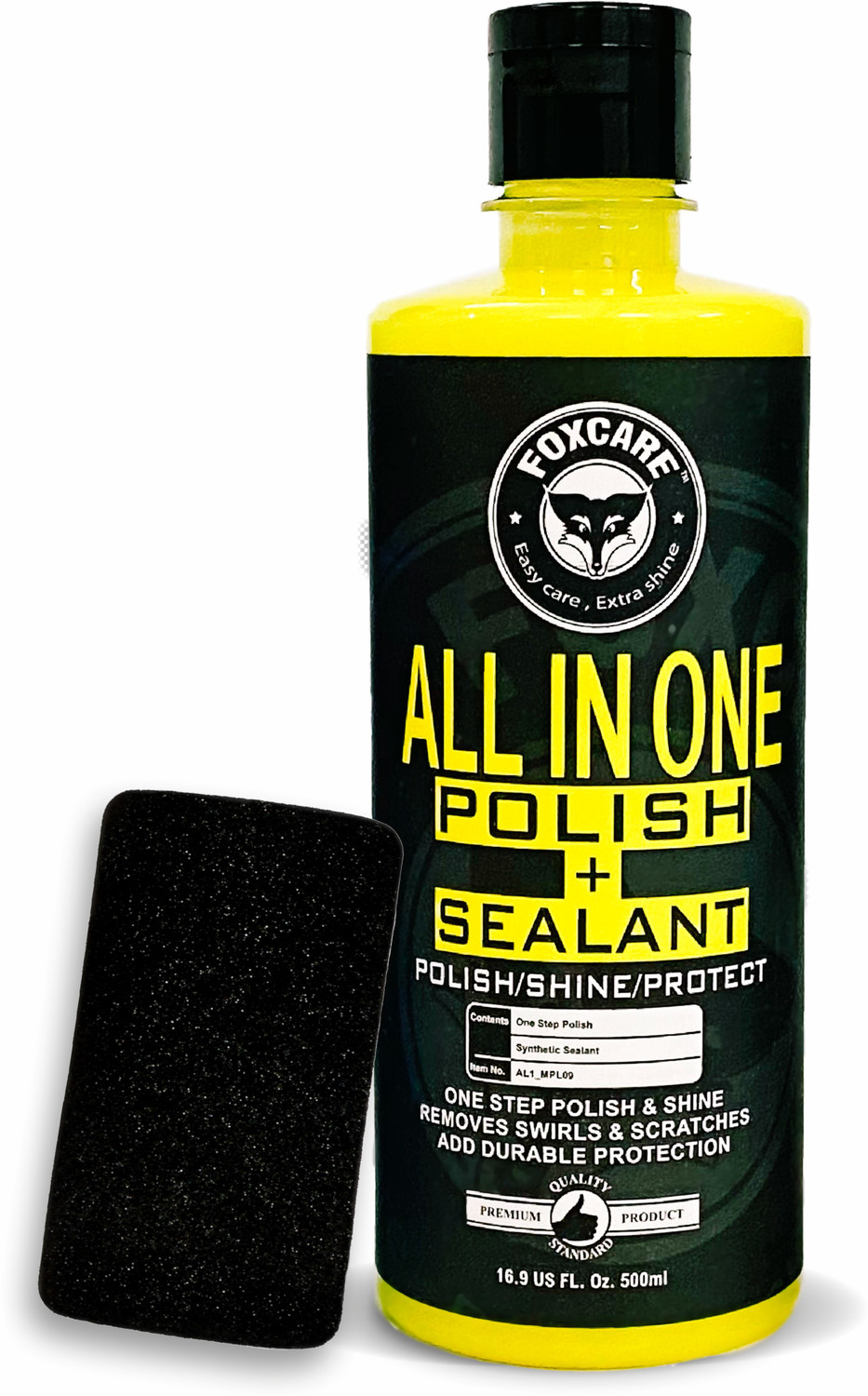 Foxcare Liquid Car Polish For Exterior, Dashboard, Metal Parts, Tyres, Leather, Headlight, Chrome Accent 1