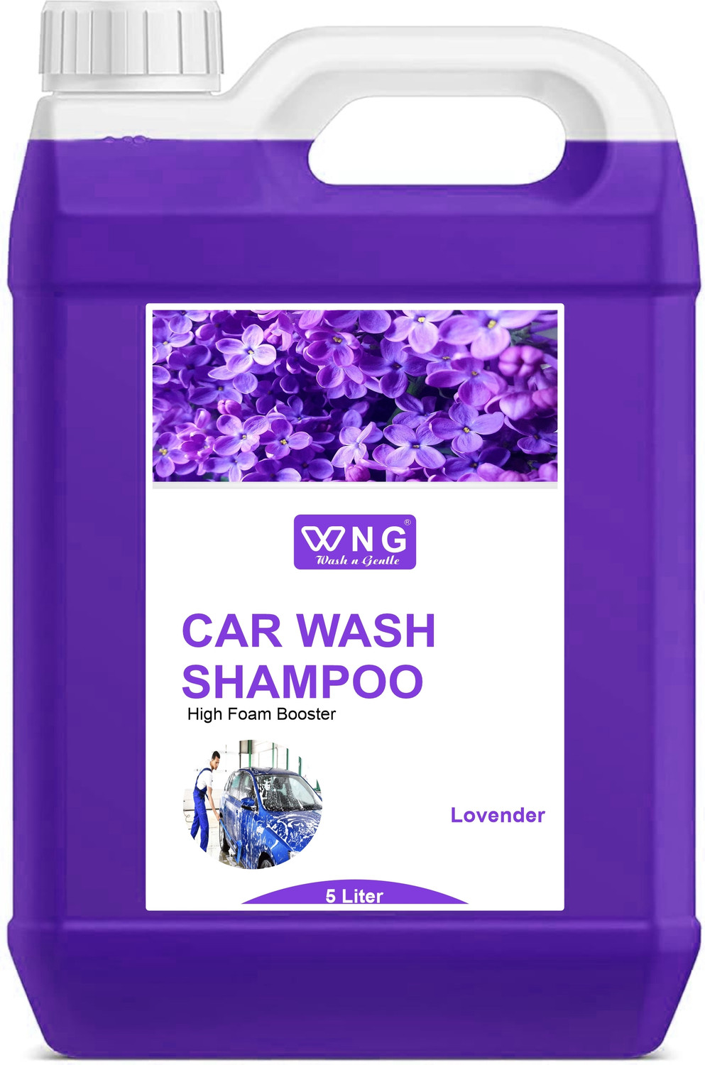 Wng Car Wash Shampoo | Car Wash Shampoo 5 Liter | With Extra Foam Booster | Car Washing Liquid 3