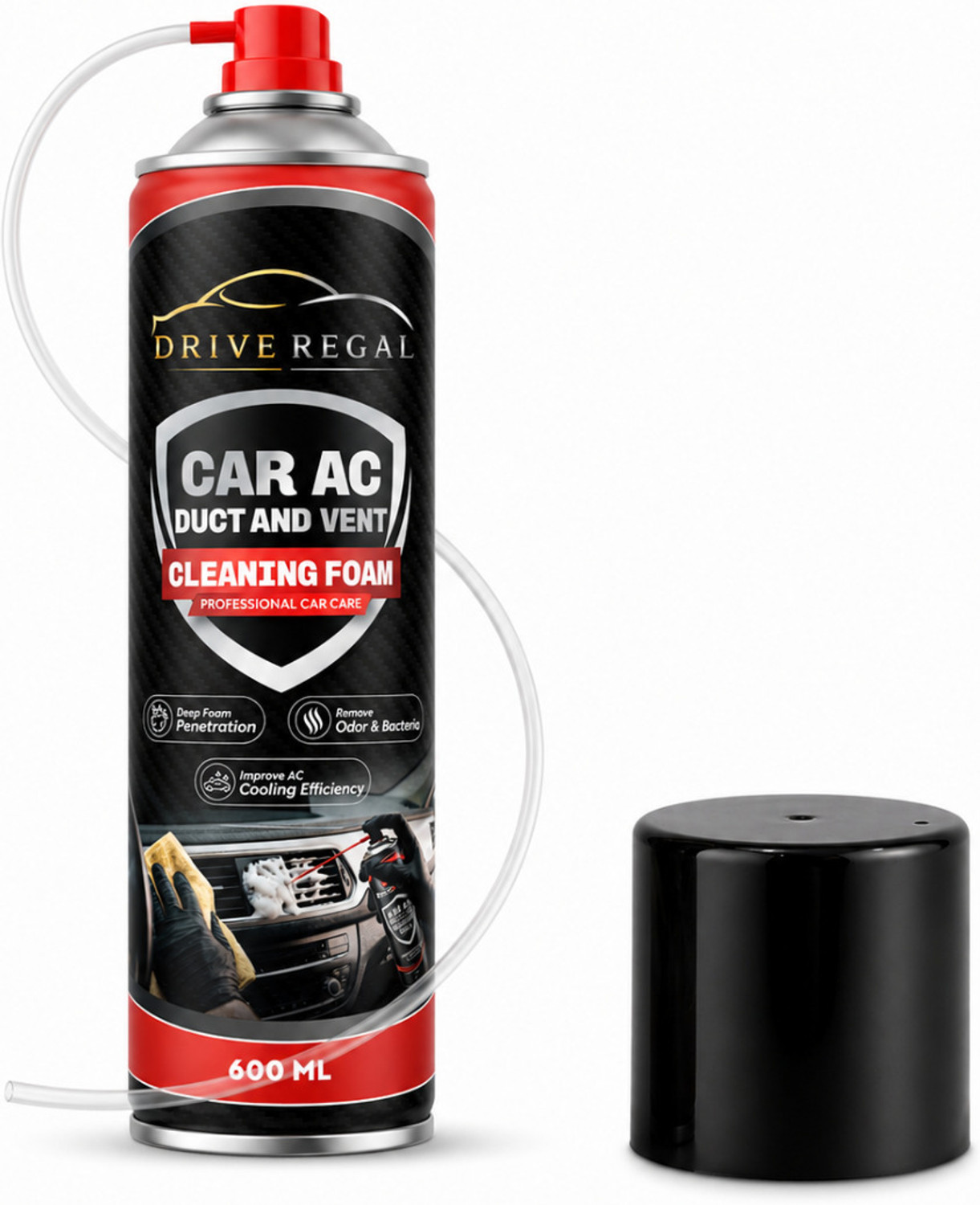 Drive Regal Car Ac Cleaner Spray | Car Ac Vent Cleaner Spray For Dust &Amp; Odor Removal 02 Vehicle Interior Cleaner 1