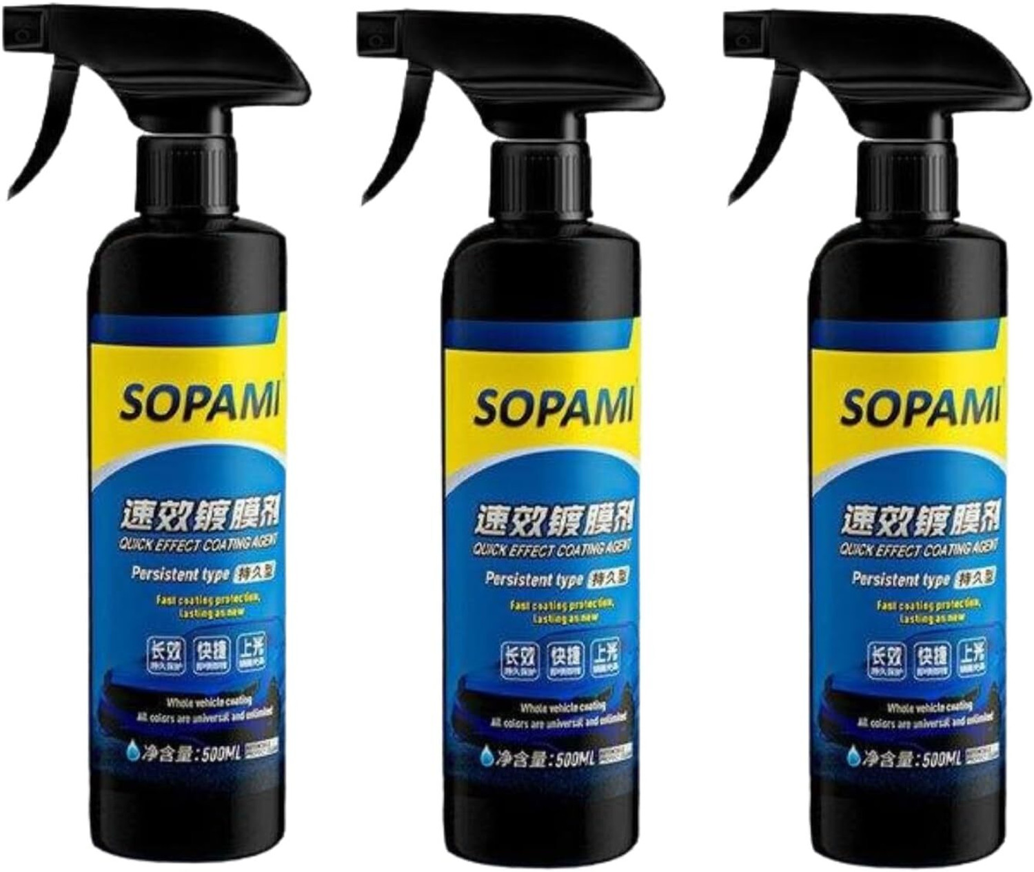 Sopami Liquid Car Polish For Bumper, Metal Parts, Dashboard 5