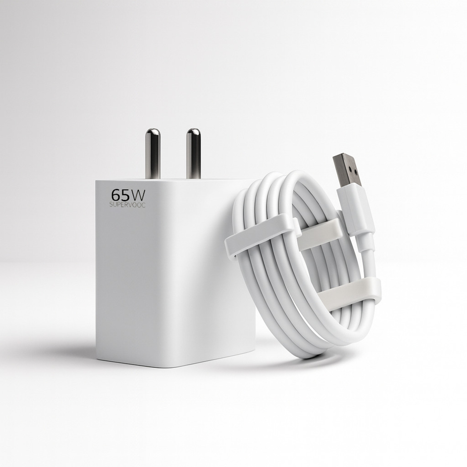 Clat 65 W Supervooc 6 A Wall Charger For Mobile With Detachable Cable 1