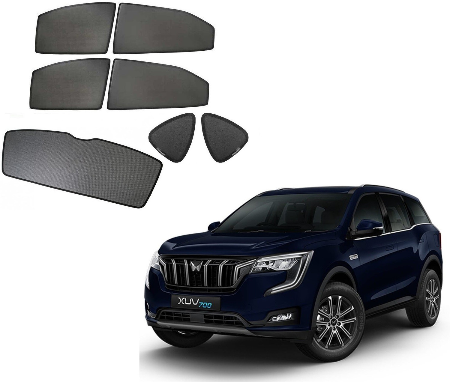 Kozdiko Side Window Sun Shade For Mahindra Xuv 700 3