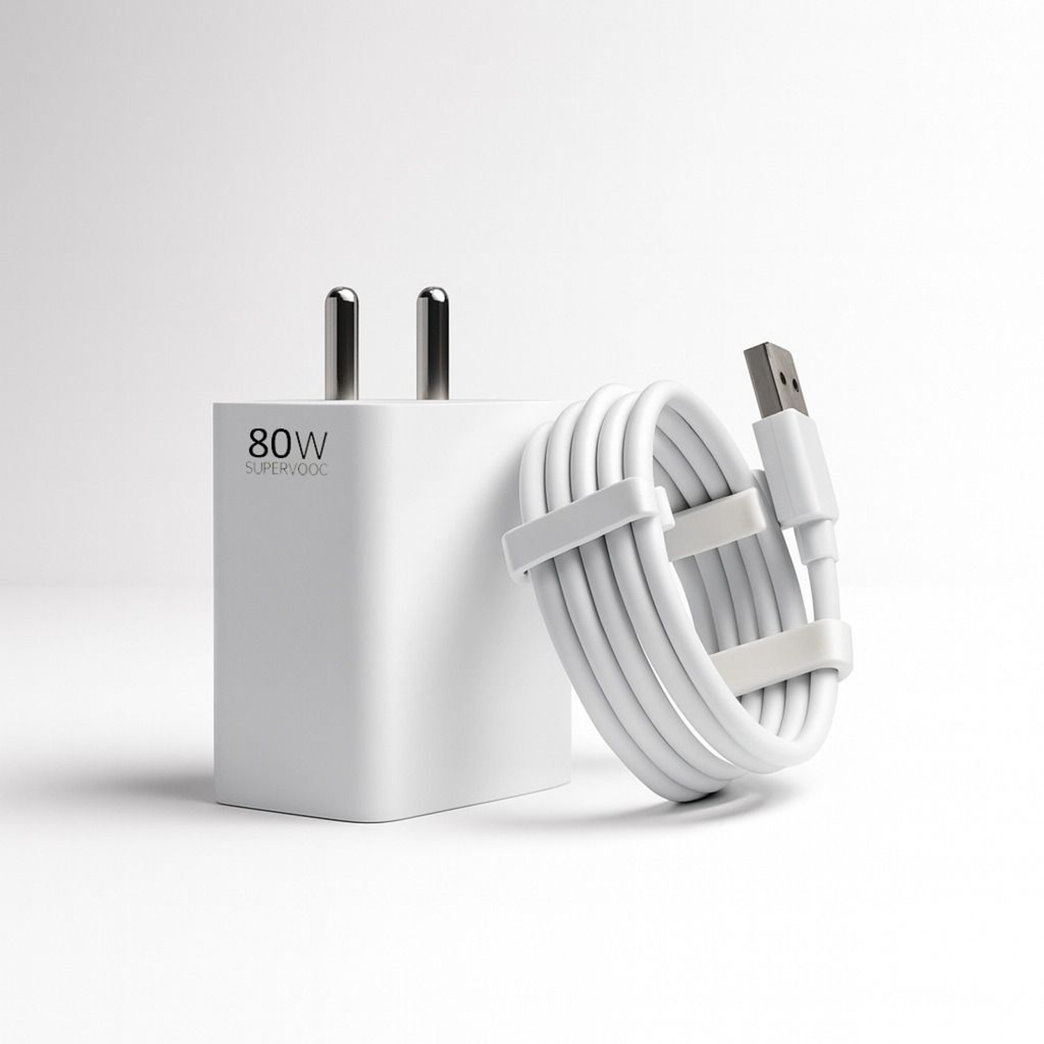Clat 80 W Supervooc 6 A Wall Charger For Mobile With Detachable Cable 1