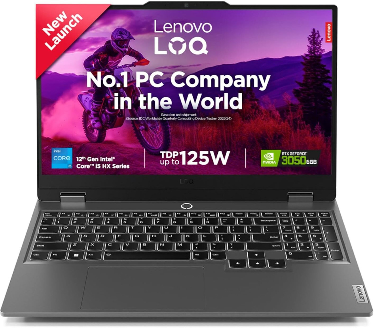 Lenovo Loq 15Iax9 Intel Core I5 12Th Gen 12450Hx - (16 Gb/512 Gb Ssd/Windows 11 Home/6 Gb Graphics/Nvidia Geforce Rtx 3050) Loq 15Iax9 Gaming Laptop 63