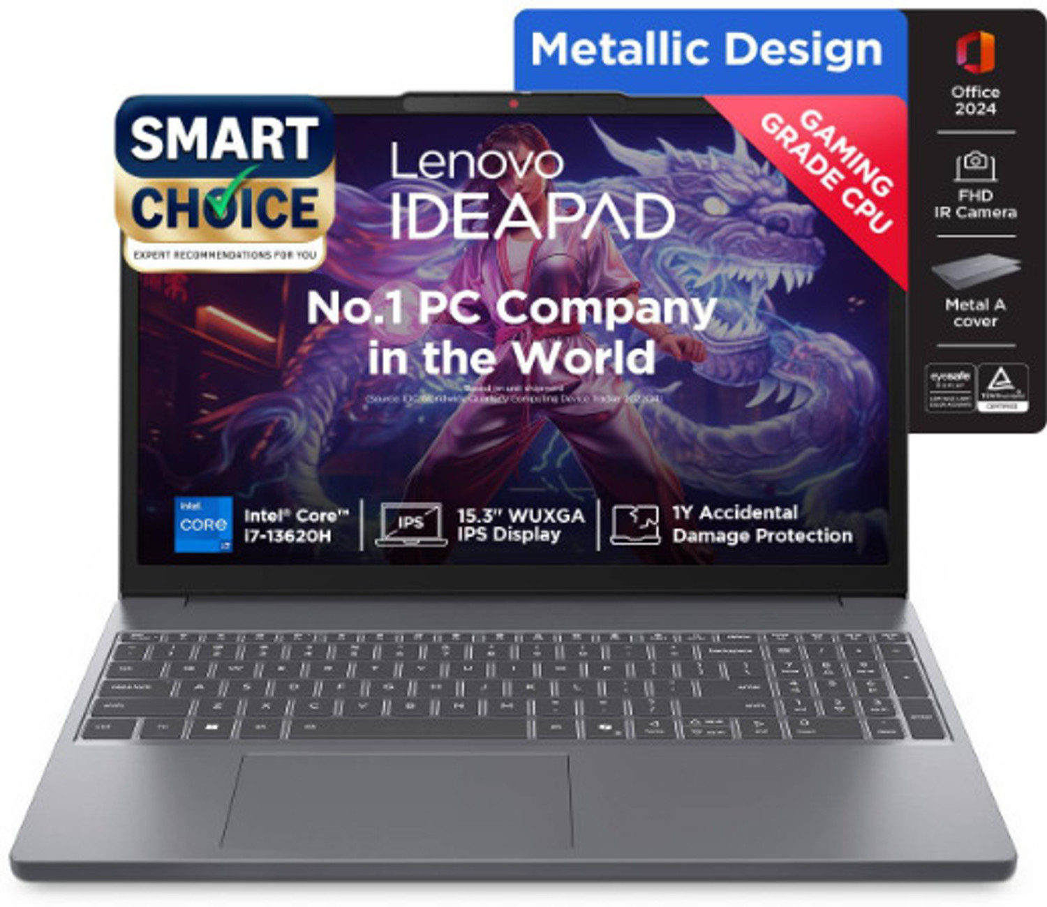 Lenovo {2026} Intel Core I5 13Th Gen 13620H - (16 Gb/512 Gb Ssd/Windows 11 Home) 83K100Cjin Laptop 1