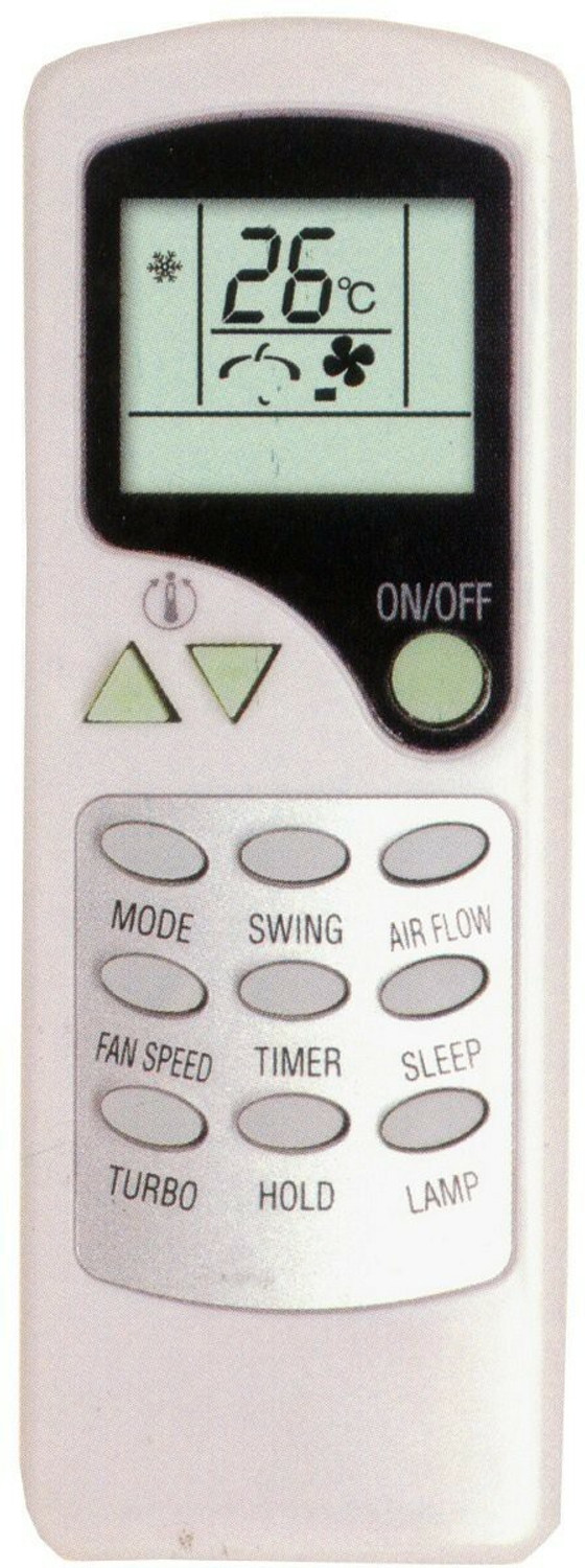 Hybite Voltas Ac Remote Compatible With Voltas Ac Remote (Please Match Old Remote) Voltas Ac Remote Controller 3
