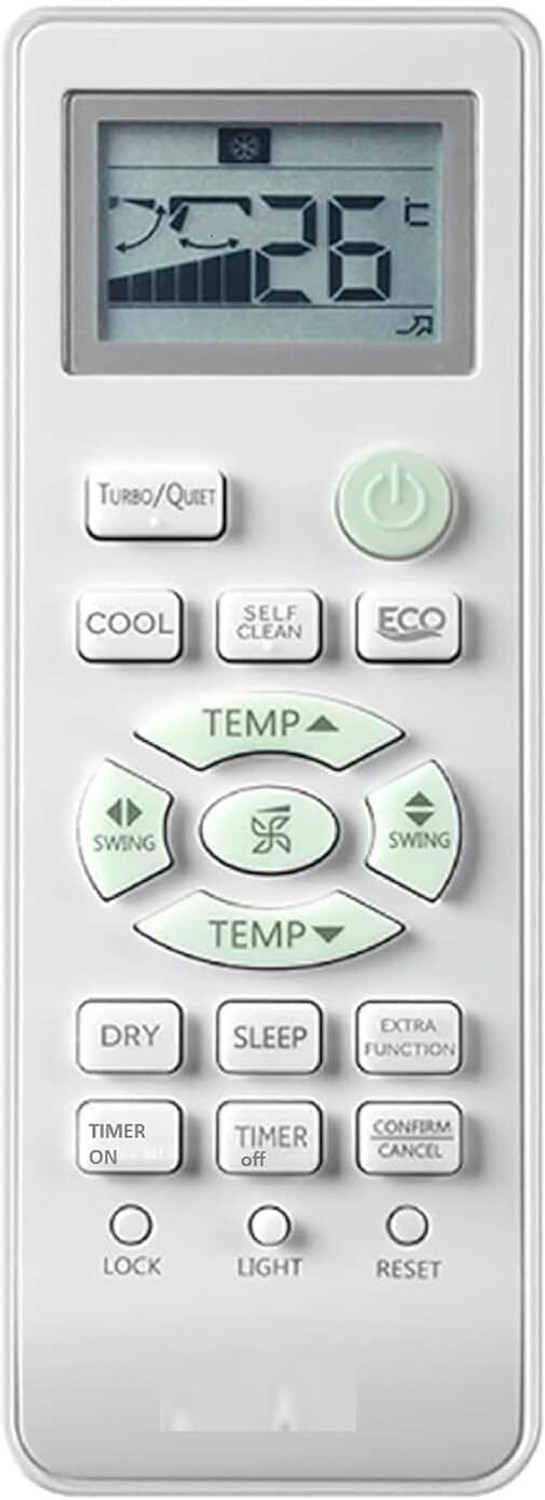 Barbet Compatible For Haier 1.5 Ton Ac Remote No-131F, Work Only If Old Remote Is Same Haier Remote Controller 3