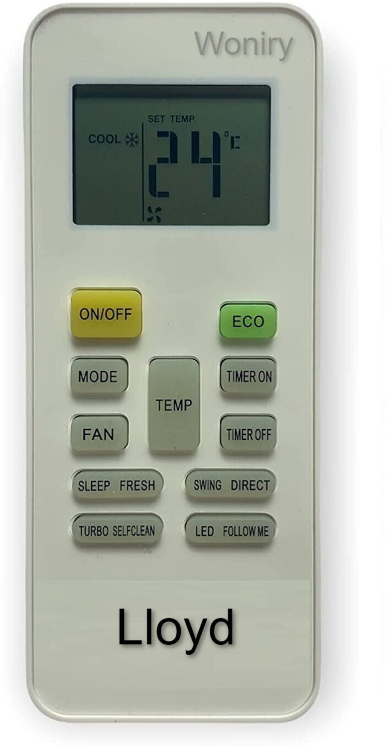 Woniry Ac Remote No. 149, Compatible For L Loyd Ac Remote Control Lloyd, Bluestar Remote Controller 9