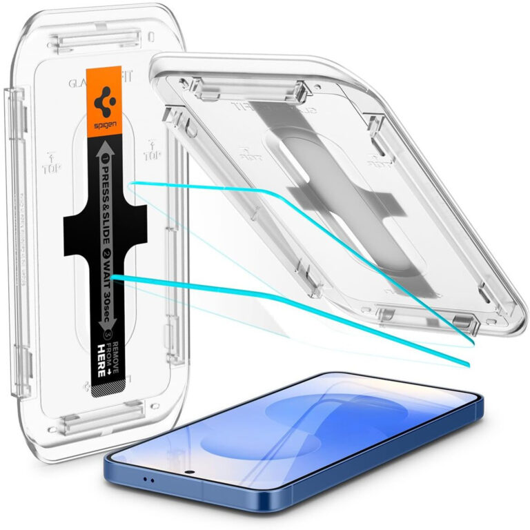 Spigen Tempered Glass Guard For Galaxy S25 / Galaxy S24 (Ez Fit) 7
