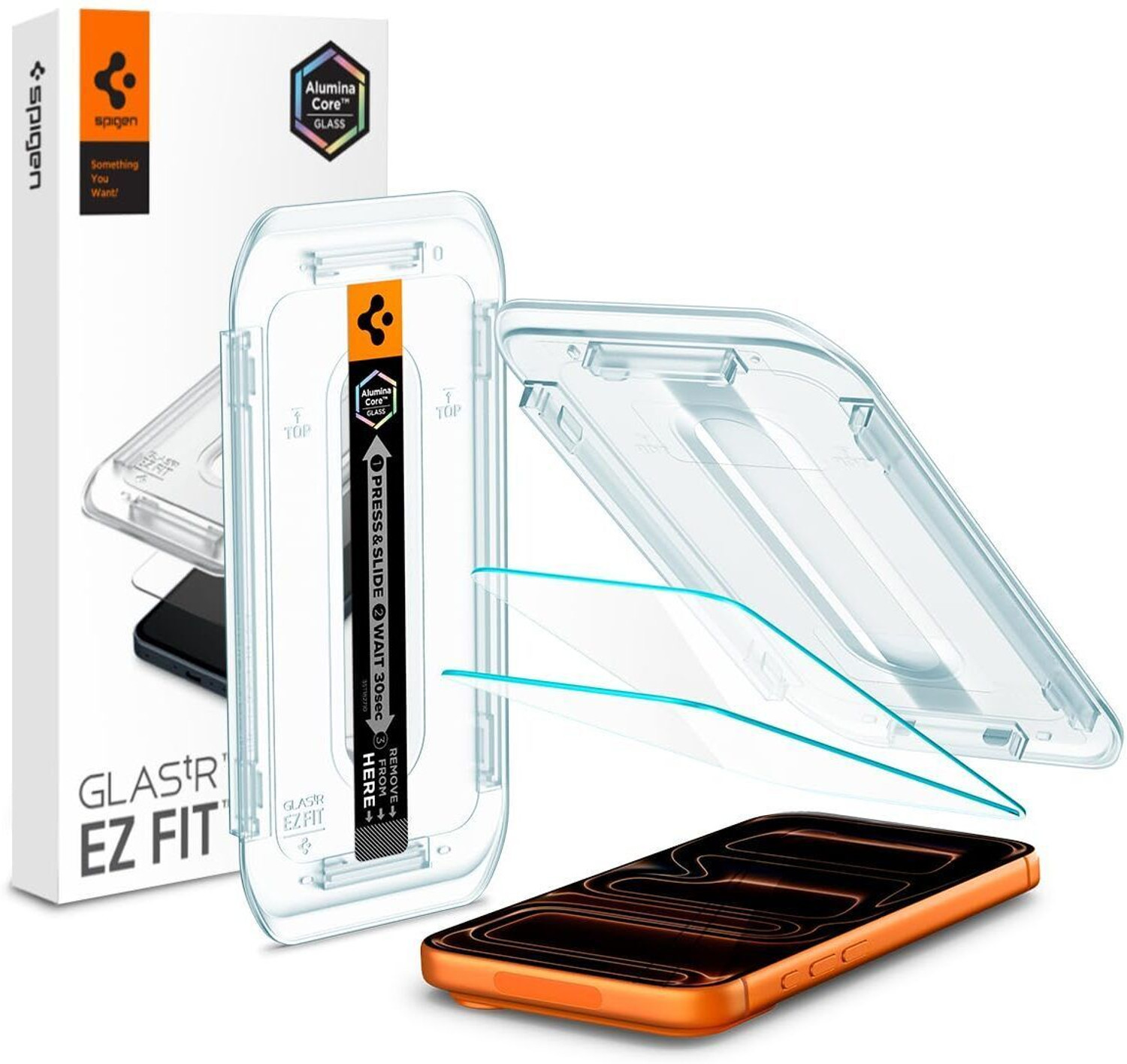 Spigen Tempered Glass Guard For Iphone 17 Pro Max, Iphone 16 Pro Max 9