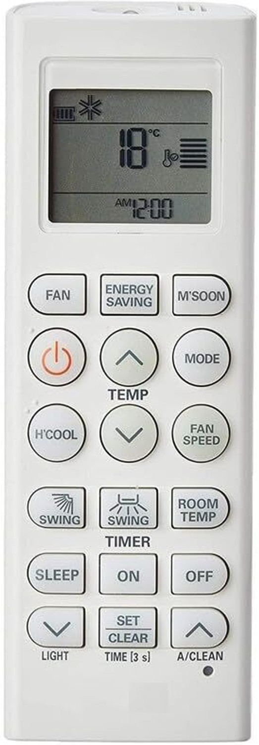 Hybite Akb73975614 Akb73975615 Ac Remote Compatible For L G Ac (Exactly Same Remote Will Only Work)Lg Ac Remote Controller 1
