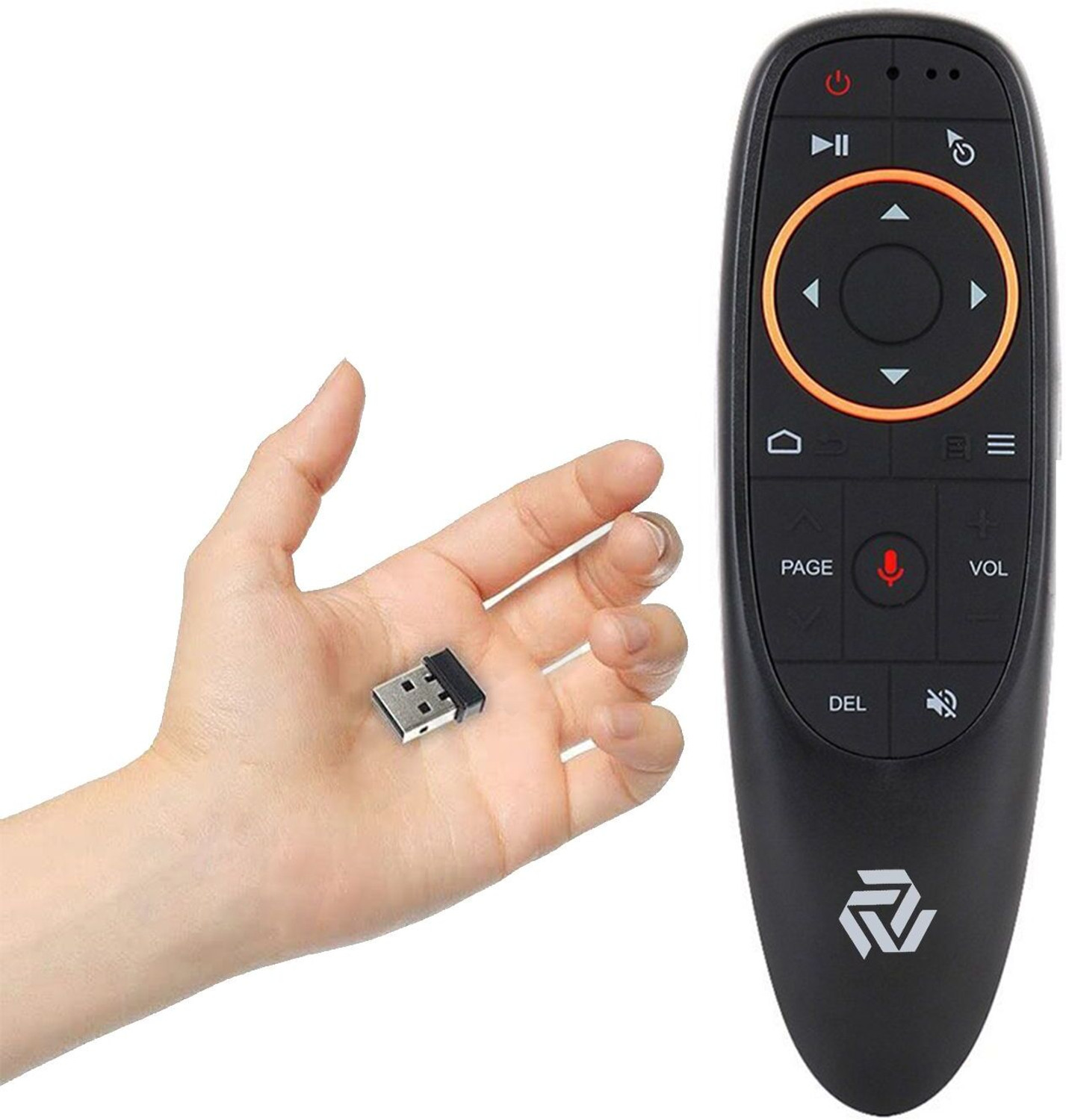 Zeptrox Air Voice Mouse Wireless Infrared Remote Control 6 Axis Gyroscope Fly Mouse Compatible For Any Smart Tv Android Tv Box Pc Projector Universal Remote Controller 3