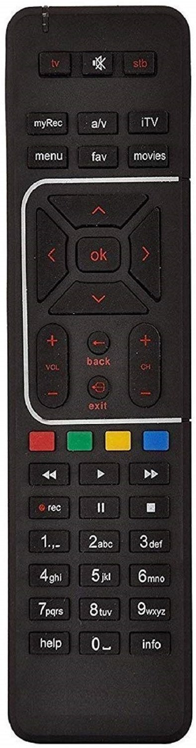 Airtel Dth Universal Remote Controller (Black) Airtel Remote Controller 57