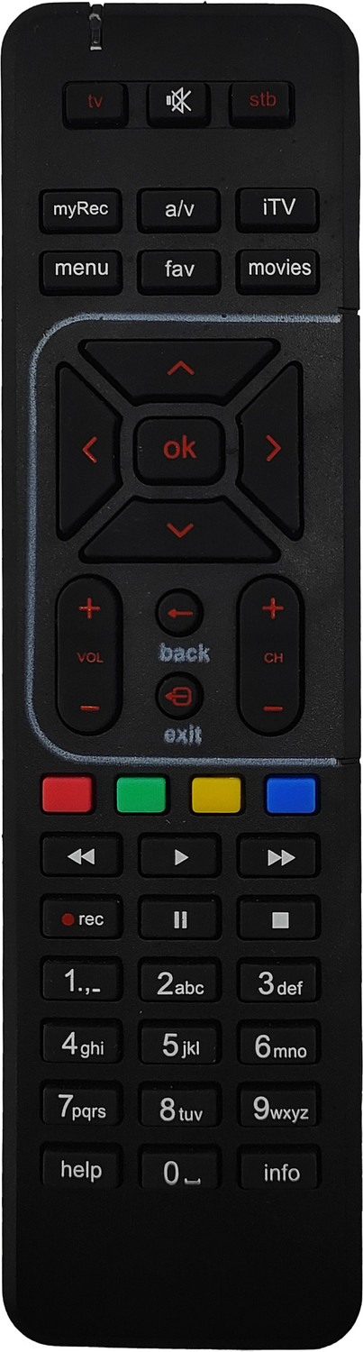 Eboxi Airtel Remote Compatible With Airtel Set-Top Box Airtel Set-Top Box Remote Controller 3