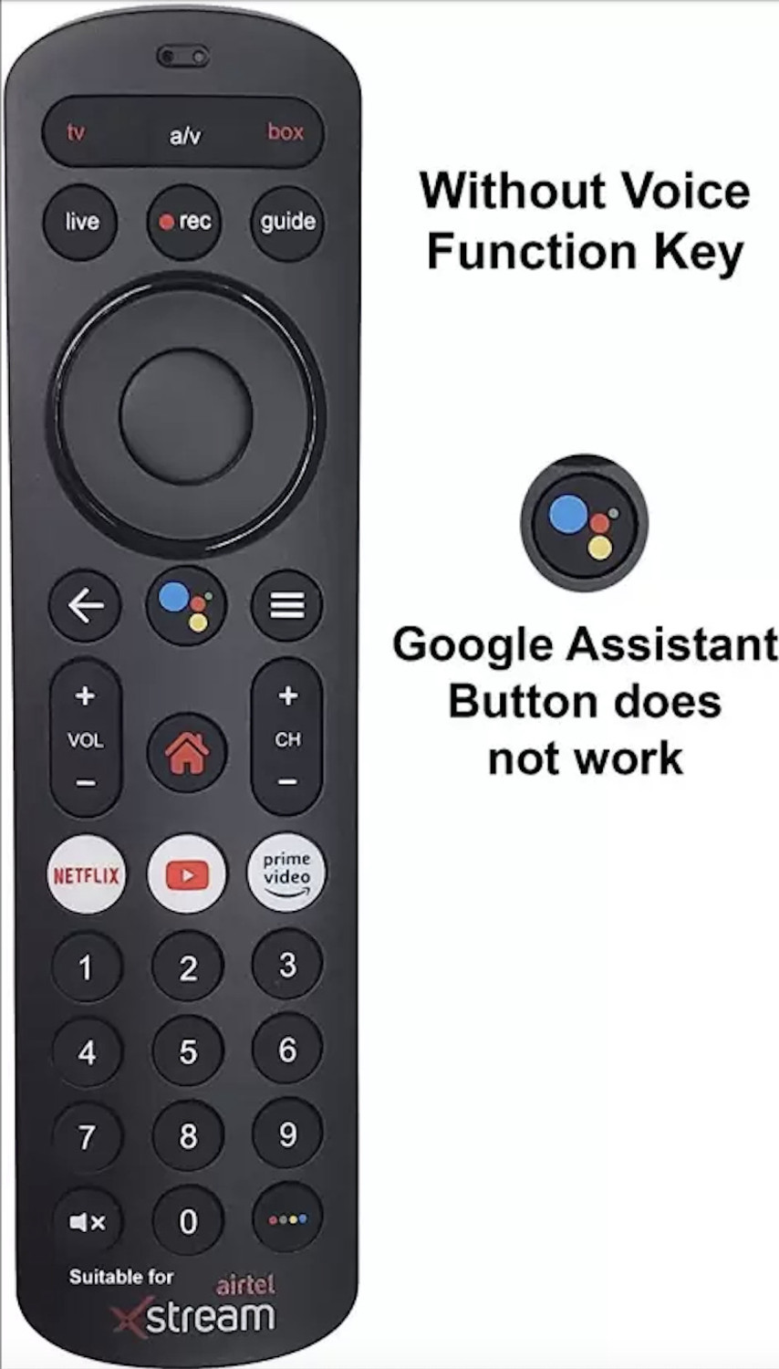 Gezok Airtel Xstream Airtel Xstream Dth Set Top Box Remote Control Airtel, Airtel Xstream Remote Controller 1