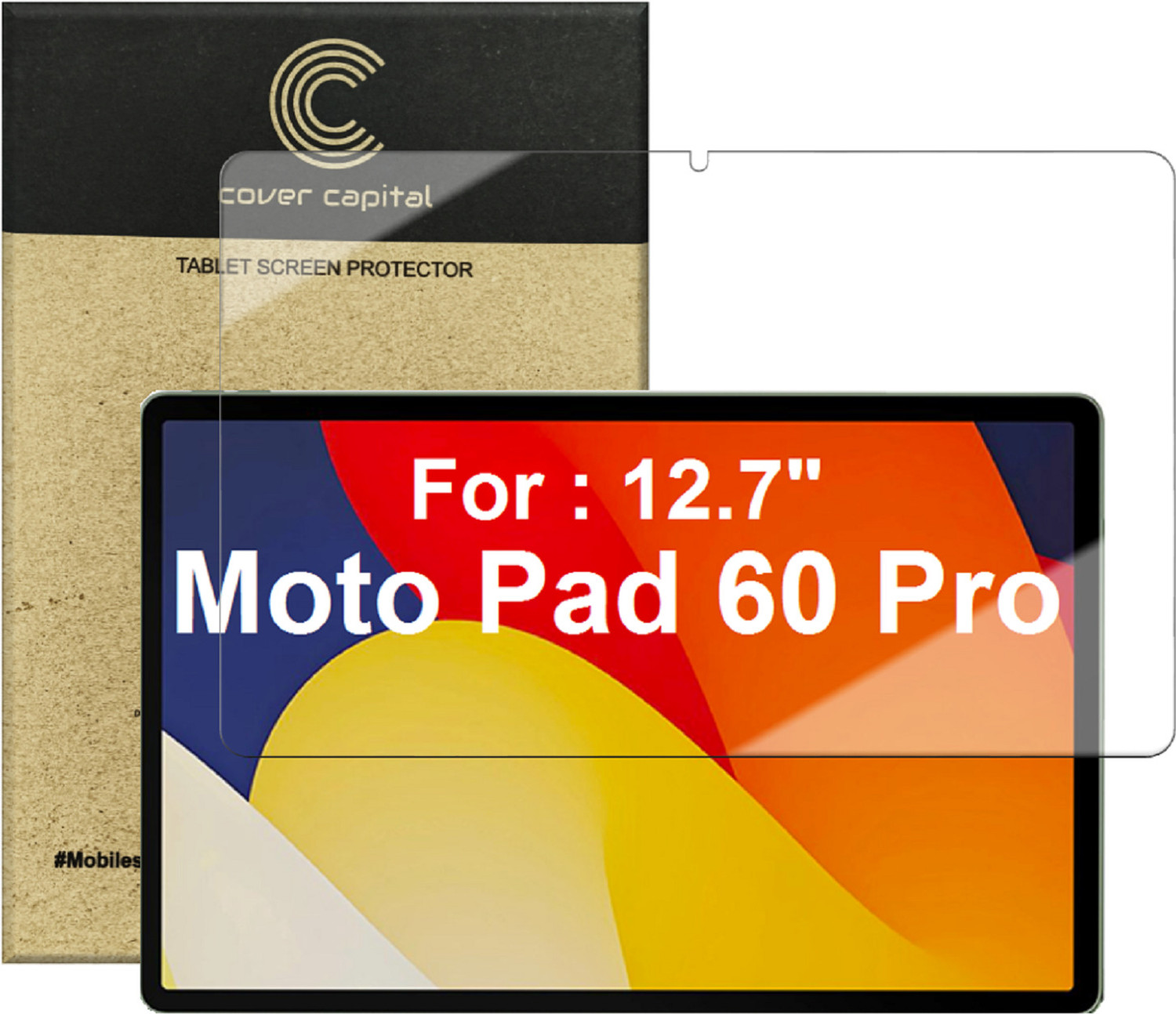 Cover Capital Tempered Glass Guard For Motorola Pad 60 Pro 3