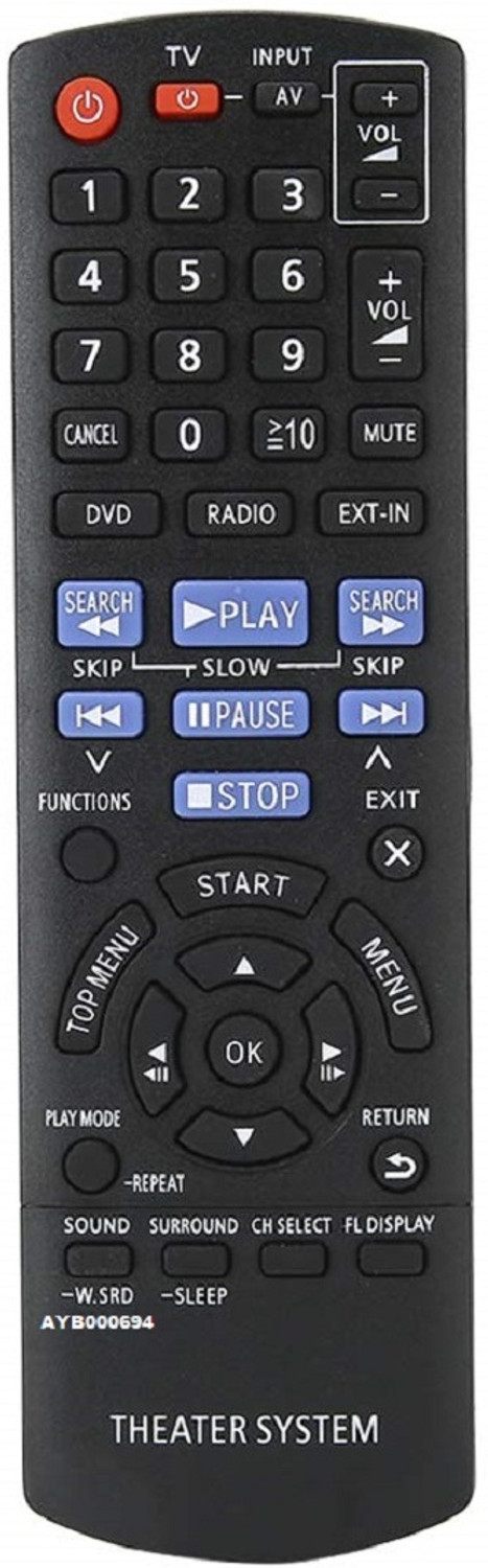 Akshita &Quot;Ayb000694&Quot; Tvs Remote Control All Lcd Led Hdtv Remote Controller 1