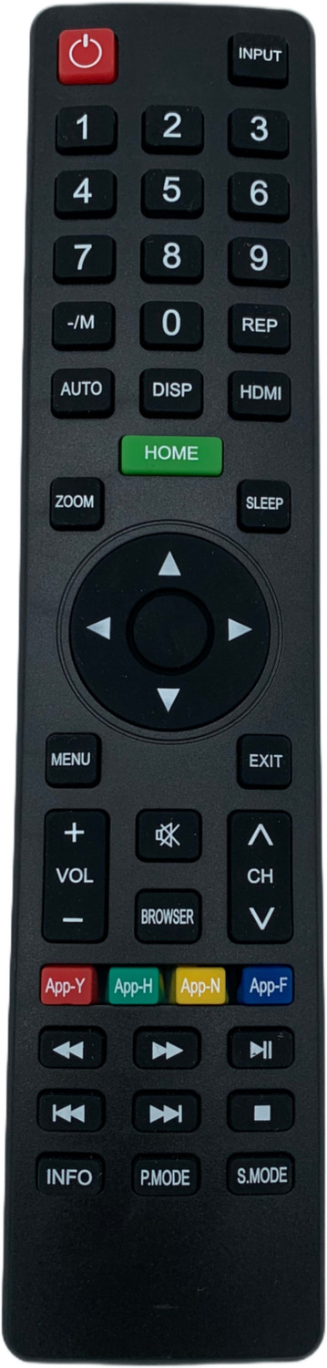 Nixglobal B-Sh Green Home Function Remote Compatible With Bush 4K Smart Led Lcd Tv Remote Controller 11