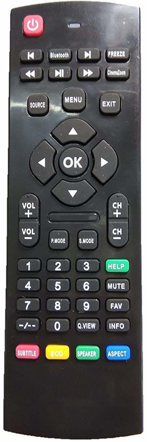 Shieldguard Bluetooth Universal Remote Control Compatible For Led/Lcd Tv Iconic Remote Controller 3