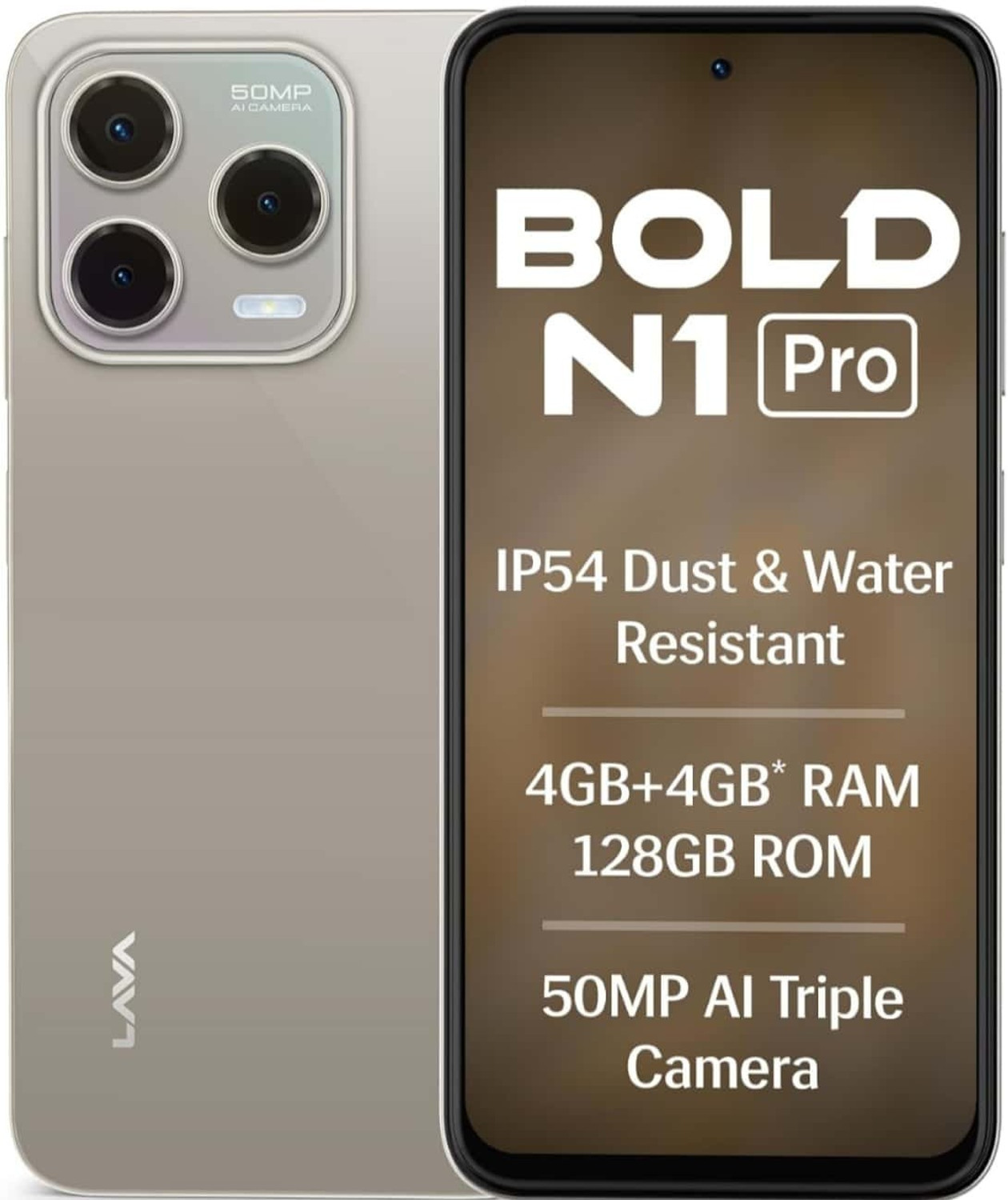 Lava Bold N1 Pro (Titanium Gold, 128 Gb) 29