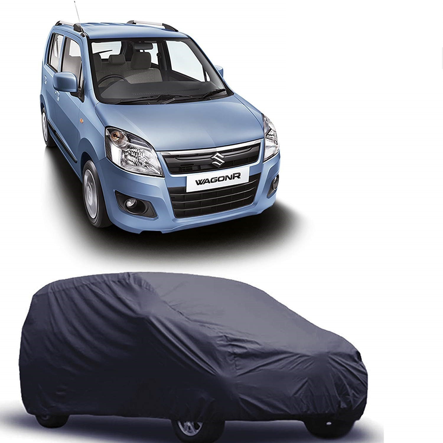 Ss Mart Car Cover For Maruti Suzuki Wagonr (Without Mirror Pockets) 1