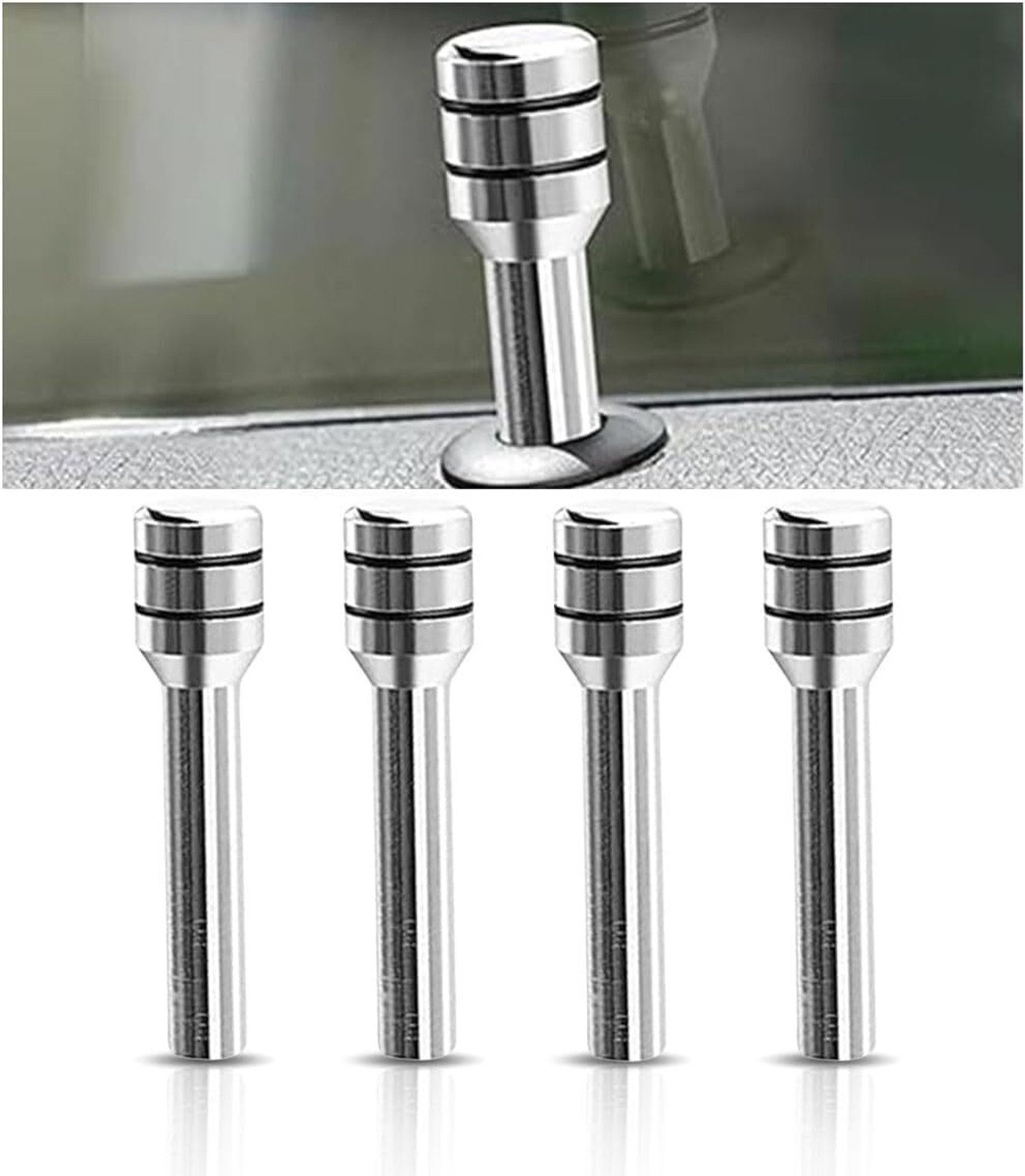 Silkyfit Aluminum Alloy Car Door Lock Knob 3