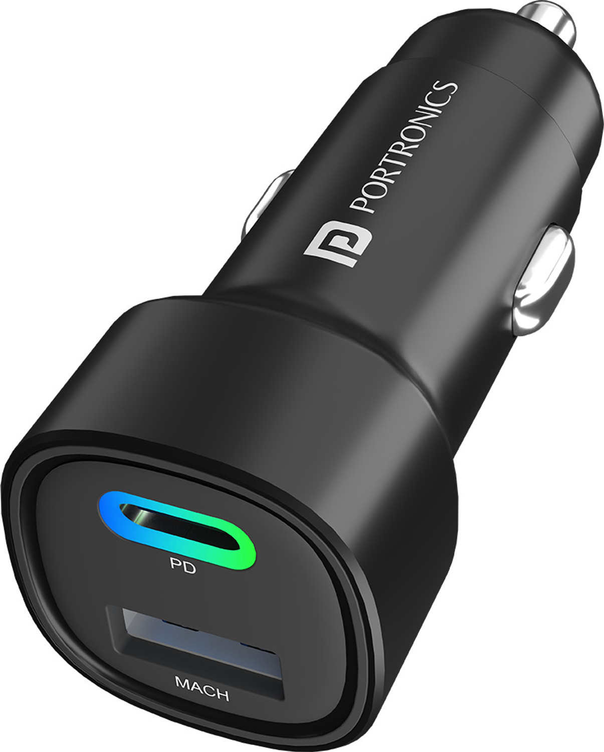 Portronics 3 Amp Qualcomm 3.0 Turbo Car Charger 1