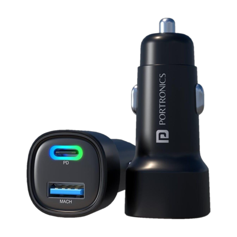 Portronics 80 W Turbo Car Charger 3