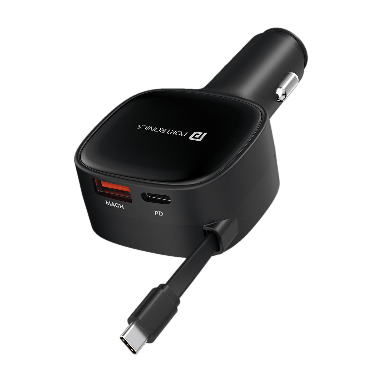 Portronics 84 W Turbo Car Charger 1