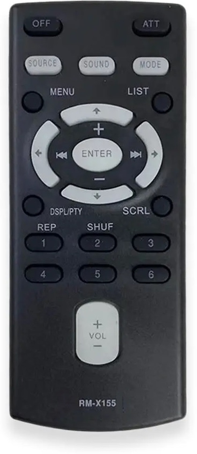 Tizoq Remote Control For Sony Rm-X153/X12/X211/X151/X154 Cdx-R505X/R5715X/R6750/G1070U Car Stereo (Rm-X155) Sony Rm-X153 X12 X211 X151 X154 Cdx-R505X R5715X R6750 G1070U Car Stereo Remote Controller 1