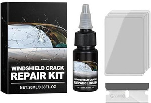 Dwarkash Elite_Car Glass Crack Repair Liquid, Windscreen Glass Crack Repairing Kit Windshield Repair Kit 9