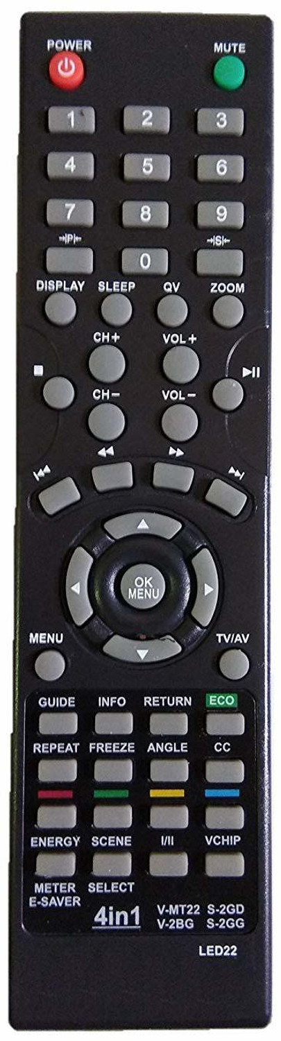 Bhaltech 4 In 1 V-Mt22 S-2Gd V-2Bg S-2Gg Compatible With Led Lcd Tv Videocon And Sansui Remote Controller 1