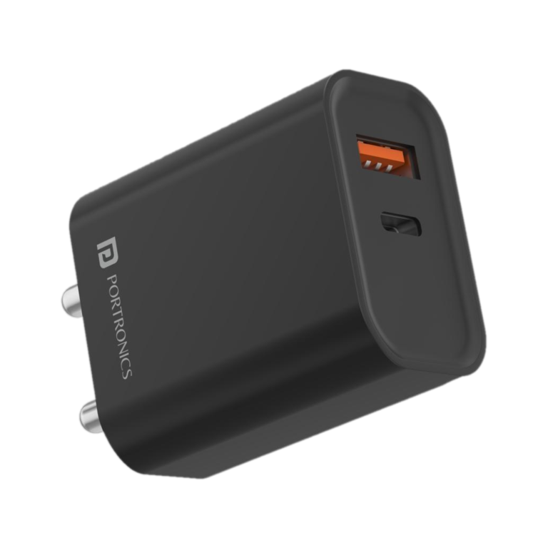 Portronics 20 W Pd 3 A Wall Charger For Mobile 3