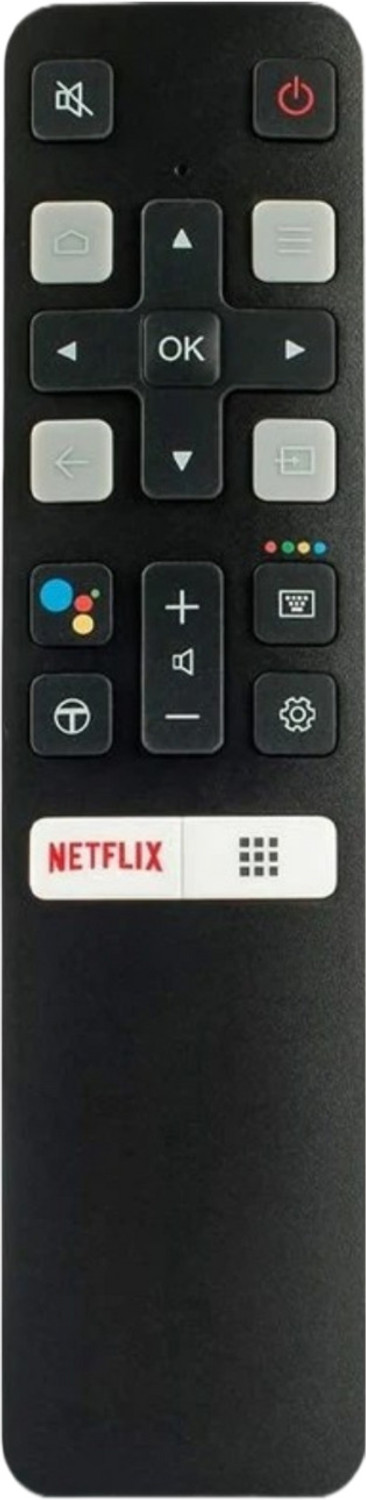 Rezro Compatible For Tcl Voice Remote With Google Assistant Tcl Tv Remote Controller 1